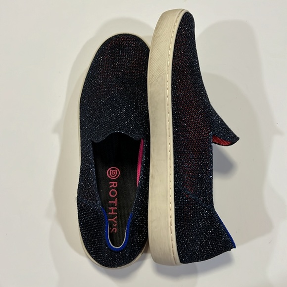 Rothy’s - metallic lattice stitch slip ons, 10 - Picture 4 of 9